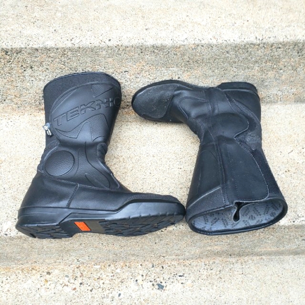 Teknic euro 41 Black Power Skin Motorcycle Boots Motorcycle Leather Womens